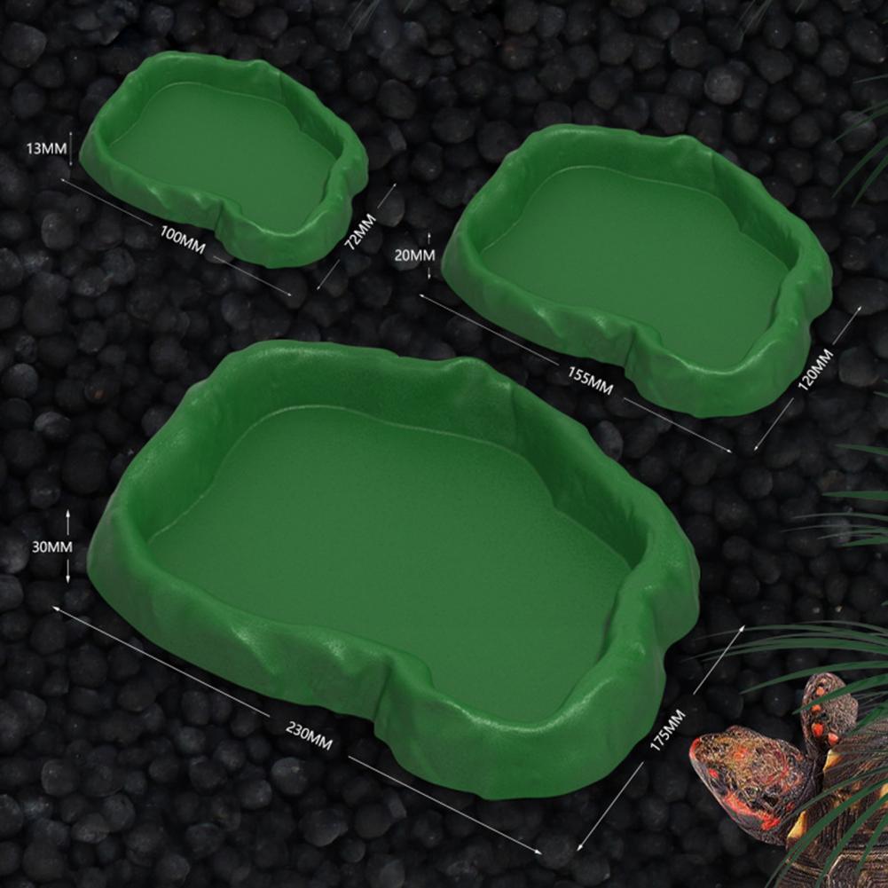 Reptile Feeder Plastic Imitati - огляд і ціна Water Dish Reptile