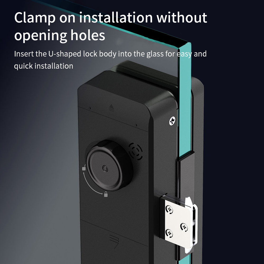 TTLOCK Smart Glass lock Finger - огляд і ціна Glass Door Hinge